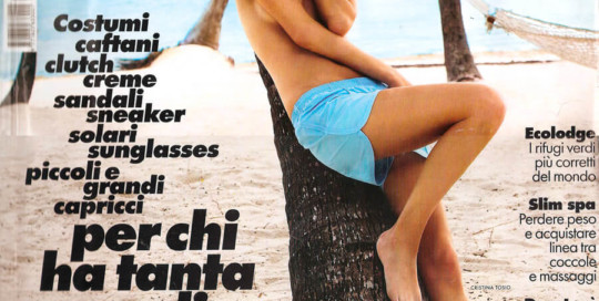 Elle primavera estate 2008 cover - cappello Paglia Grevi