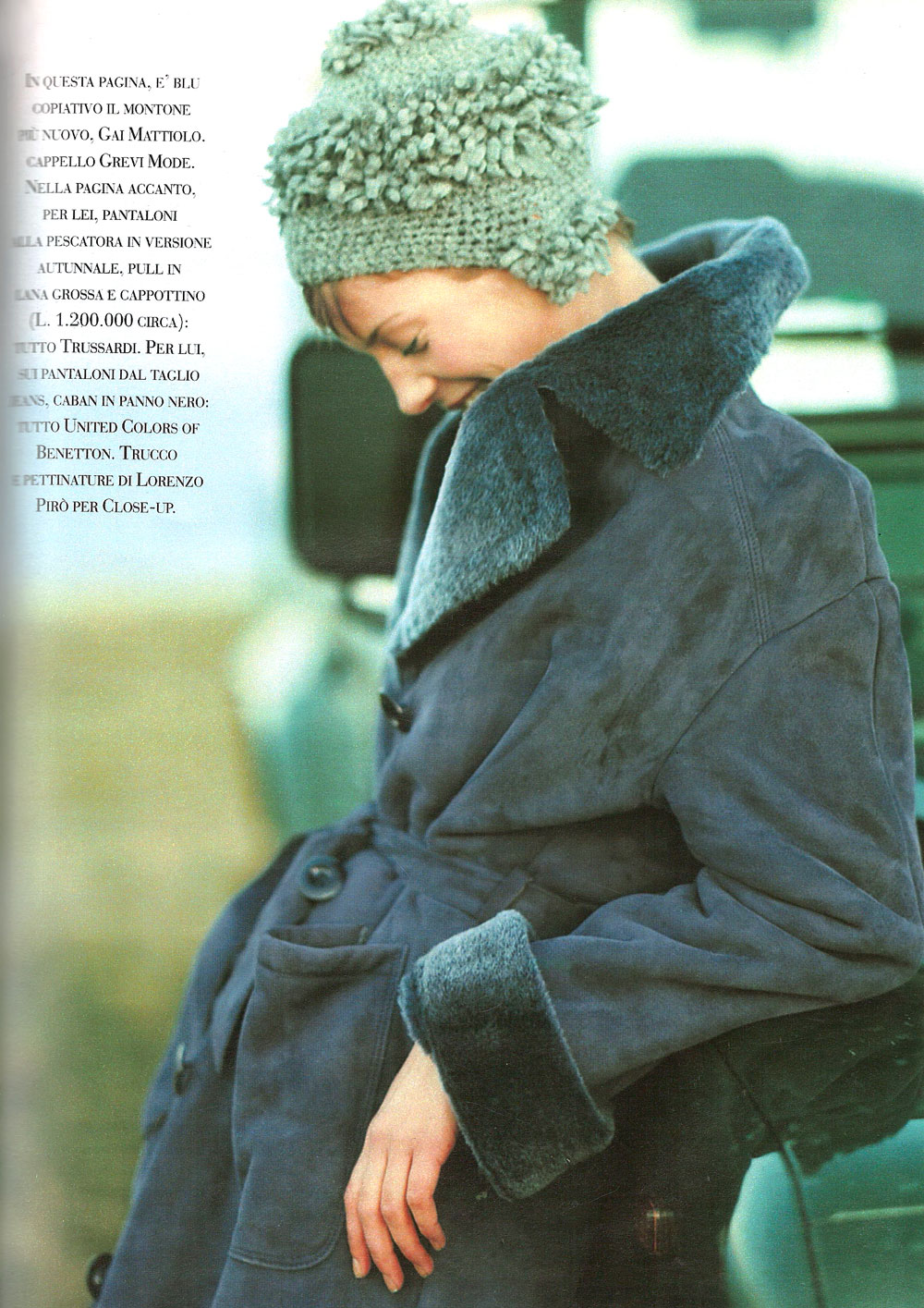 Gioia ottobre 1998 cappello in lana Grevi