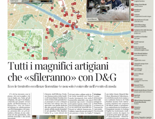 Dolce & Gabbana a Firenze: gli artigiani che sfileranno